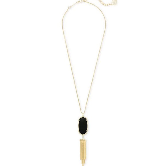 Kendra Scott | Rayne Gold Long Pendant Necklace - Picture 1 of 5